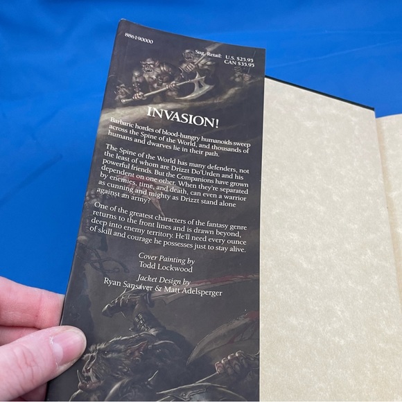 R.A. Salvatore ‘The Thousand Orcs’ hardcover book from Forgotten Realms series - Picture 2 of 9